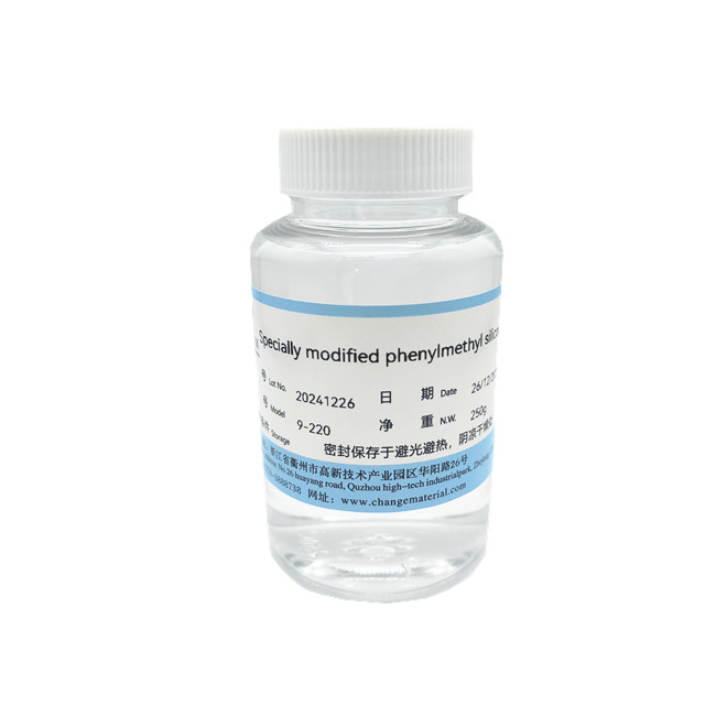Óleo de fenilmetil silicone especialmente modificado