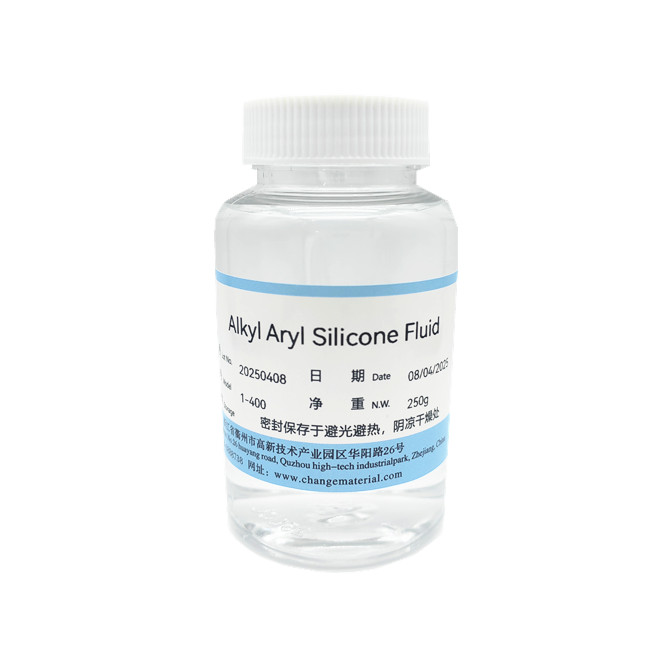 Fluido de silicone alquil aril
